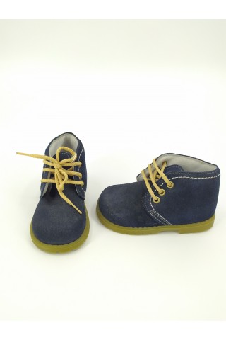 Παπουτσάκι βάπτισης χειριμερινό μποτάκι μπλε Παπουτσάκι βάπτισης χειριμερινό μποτάκι μπλε