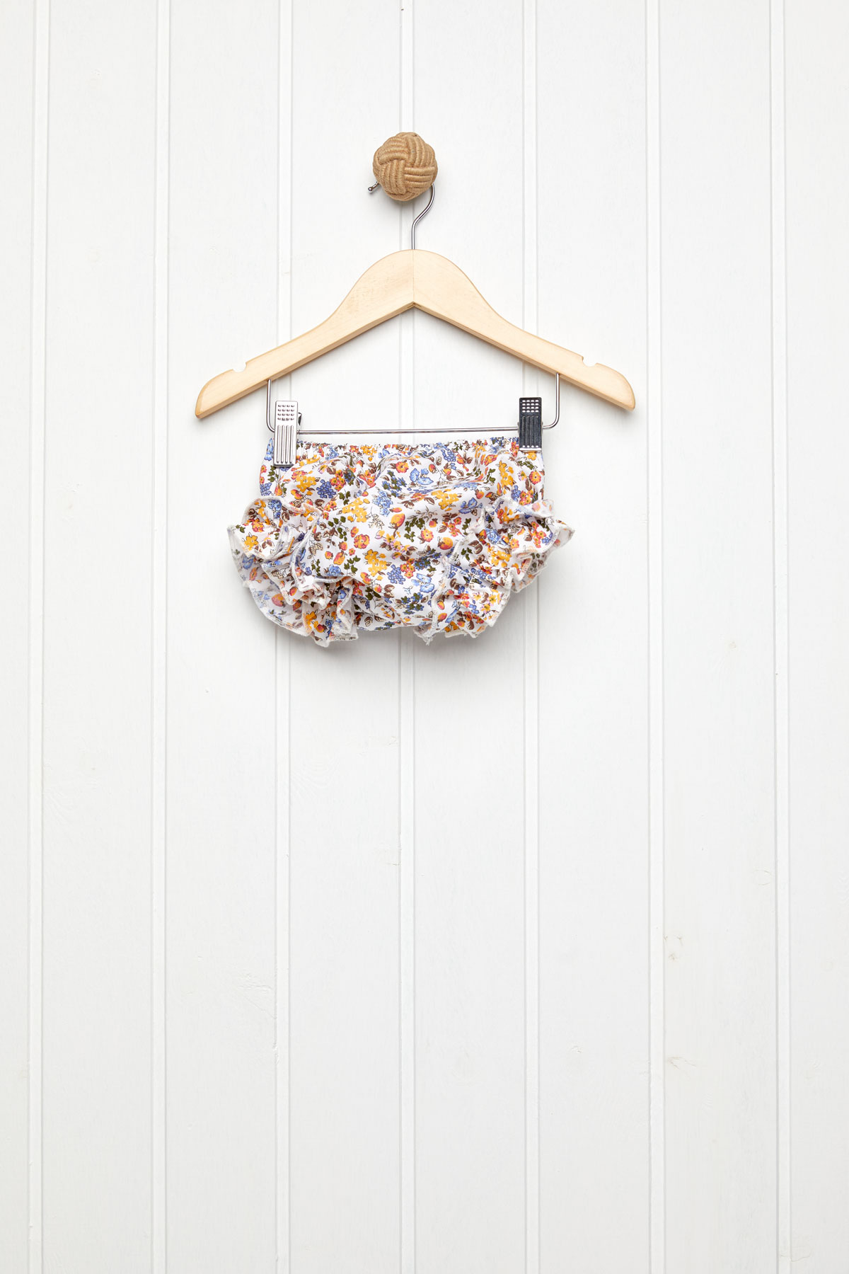 Floral κροκί με λευκό τοπ broderie set/2 Floral κροκί με λευκό τοπ broderie set/2