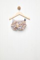 Floral κροκί με λευκό τοπ broderie set/2 Floral κροκί με λευκό τοπ broderie set/2