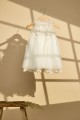 Βαπτιστικό φόρεμα με δαντέλα κουλές