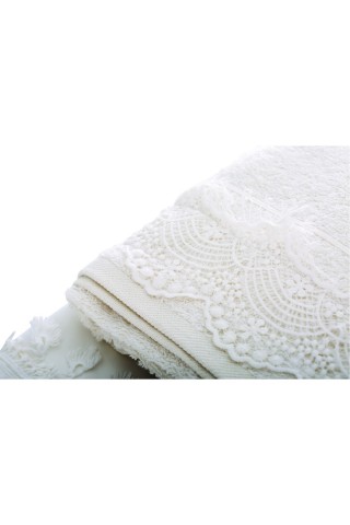 Λαδόπανα κορίτσι υπόλευκη δαντέλα